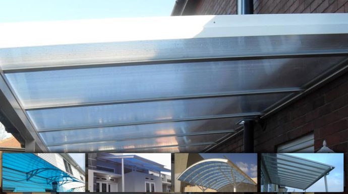 berbagai contoh Canopy polycarbonate Contoh Canopy polycarbonate