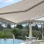 awning gulung putih moderen mewah