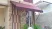 canopy kain cokelat tombak rumah jakarta