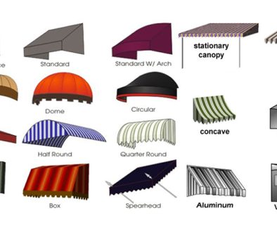 model dan desain canopy kain