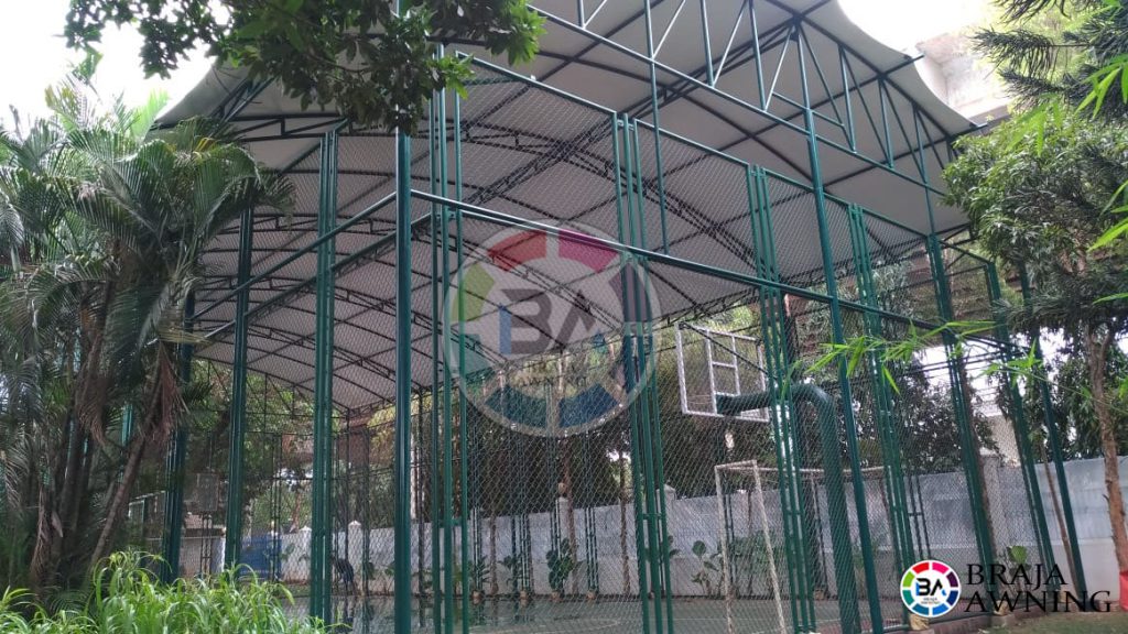 tenda membrane untuk lapang futsal terbuka Jakarta