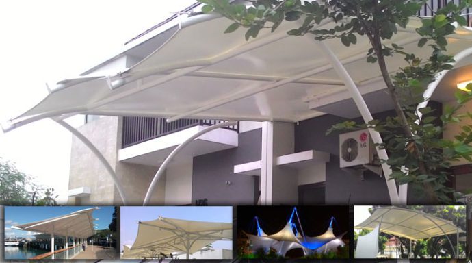 berbagai contoh tenda membrane