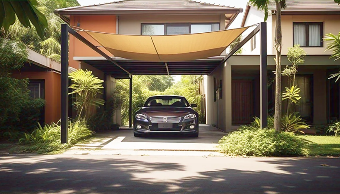awning garasi mobil