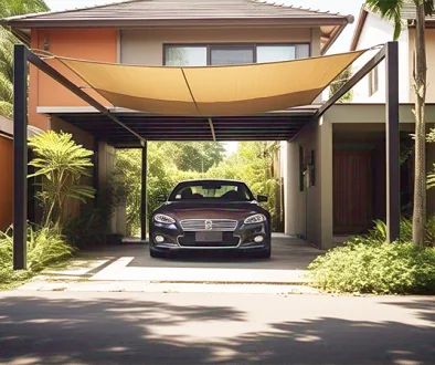awning garasi mobil