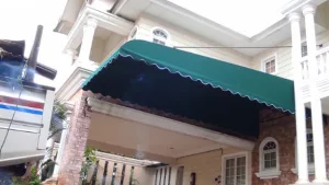 canopy kain teras rumah carport hijau jakarta